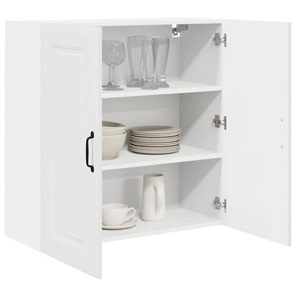 Kitchen Wall Cabinet with Door High Gloss White 80 x 31 x 80 cm