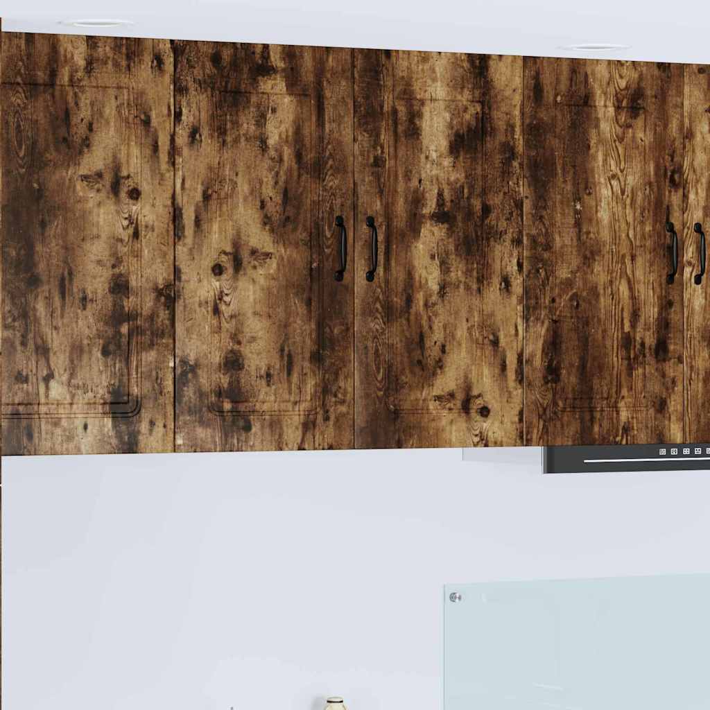 Kitchen Wall Cabinet Smoked Oak 80 x 31 x 80 cm Engineered Wood
