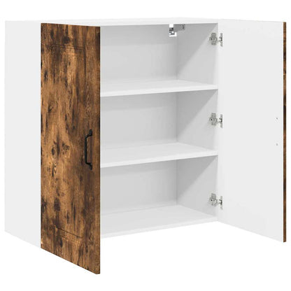Kitchen Wall Cabinet Smoked Oak 80 x 31 x 80 cm Engineered Wood