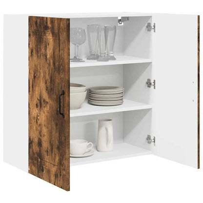 Kitchen Wall Cabinet Smoked Oak 80 x 31 x 80 cm Engineered Wood