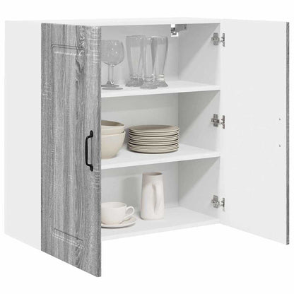 Kitchen Wall Cabinet with Shelf Grey Sonoma 80 x 31 x 80 cm