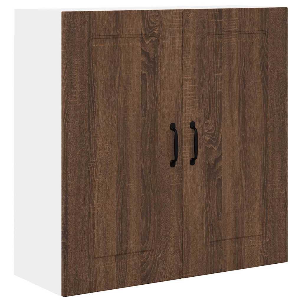 Kitchen Wall Cabinet Brown Oak 80 x 31 x 80 cm Engineered Wood