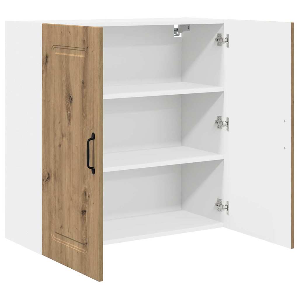 Kitchen Wall Cabinet with Shelf Artisan Oak 80 x 31 x 80 cm