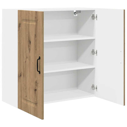 Kitchen Wall Cabinet with Shelf Artisan Oak 80 x 31 x 80 cm