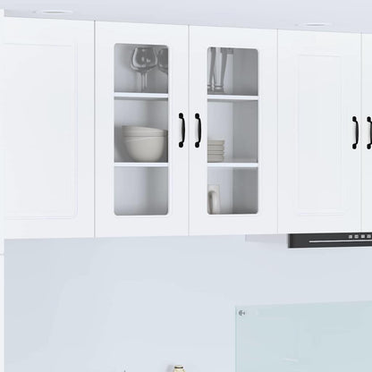 Kitchen Wall Cabinet White 80 x 31 x 80 cm Engineered Wood