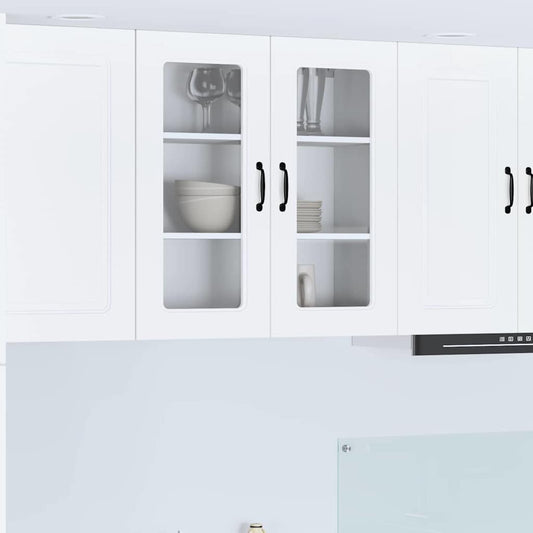 Kitchen Wall Cabinet White 80 x 31 x 80 cm Engineered Wood