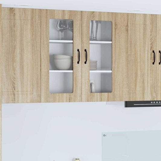 Kitchen Wall Cabinet Sonoma Oak 80 x 31 x 80 cm Engineered Wood