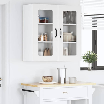 Kitchen Wall Cabinet with Door High Gloss White 80 x 31 x 80 cm