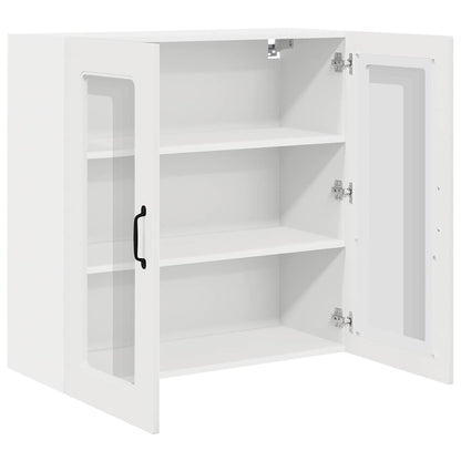 Kitchen Wall Cabinet with Door High Gloss White 80 x 31 x 80 cm