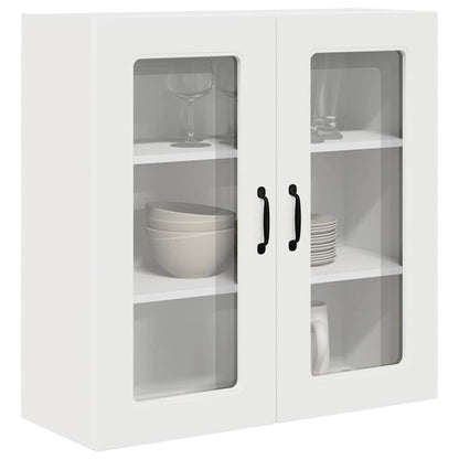Kitchen Wall Cabinet with Door High Gloss White 80 x 31 x 80 cm