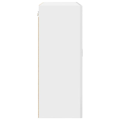 Kitchen Wall Cabinet with Door High Gloss White 80 x 31 x 80 cm