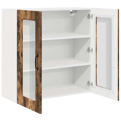 Kitchen Wall Cabinet Smoked Oak 80 x 31 x 80 cm Engineered Wood