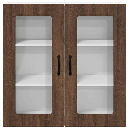 Kitchen Wall Cabinet Brown Oak 80 x 31 x 80 cm Engineered Wood