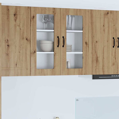 Kitchen Wall Cabinet with Shelf Artisan Oak 80 x 31 x 80 cm