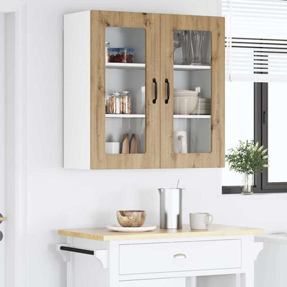 Kitchen Wall Cabinet with Shelf Artisan Oak 80 x 31 x 80 cm