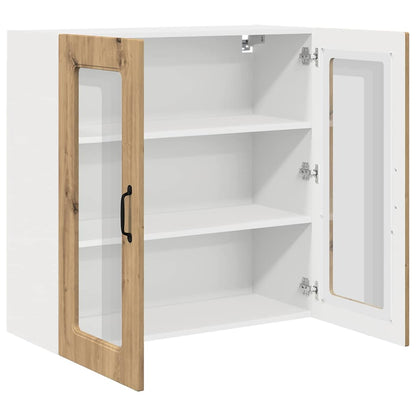 Kitchen Wall Cabinet with Shelf Artisan Oak 80 x 31 x 80 cm