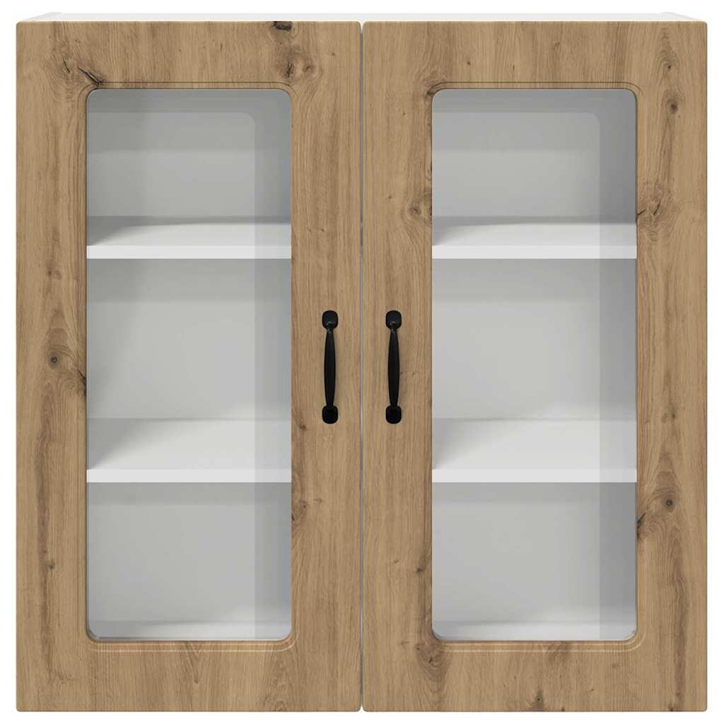 Kitchen Wall Cabinet with Shelf Artisan Oak 80 x 31 x 80 cm