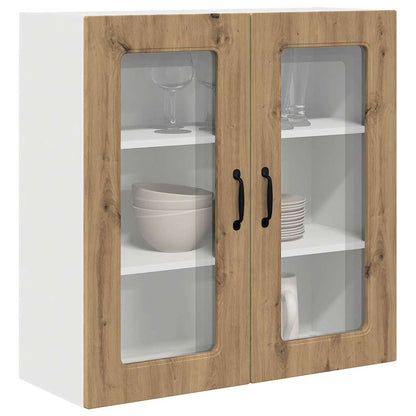 Kitchen Wall Cabinet with Shelf Artisan Oak 80 x 31 x 80 cm