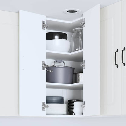 Kitchen Wall Cabinet White 57 x 57 x 80 cm Engineered Wood