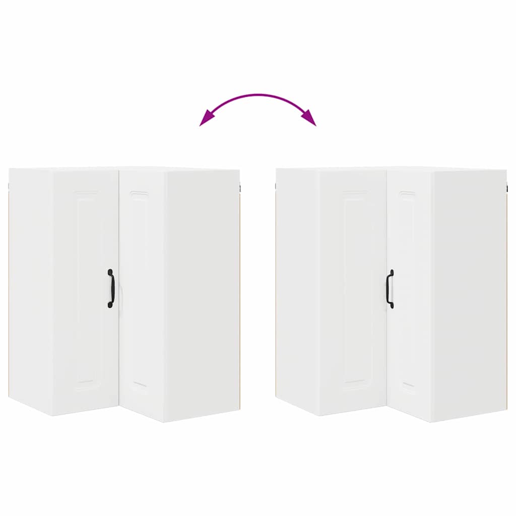 Kitchen Wall Cabinet White 57 x 57 x 80 cm Engineered Wood