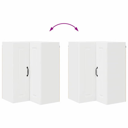 Kitchen Wall Cabinet White 57 x 57 x 80 cm Engineered Wood