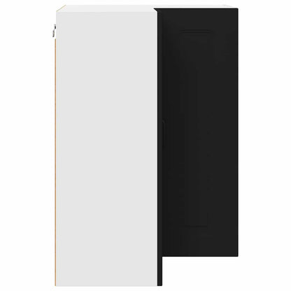 Kitchen Wall Cabinet Black 57 x 57 x 80 cm Engineered Wood