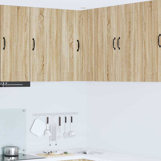 Kitchen Wall Cabinet Sonoma Oak 57 x 57 x 80 cm Engineered Wood