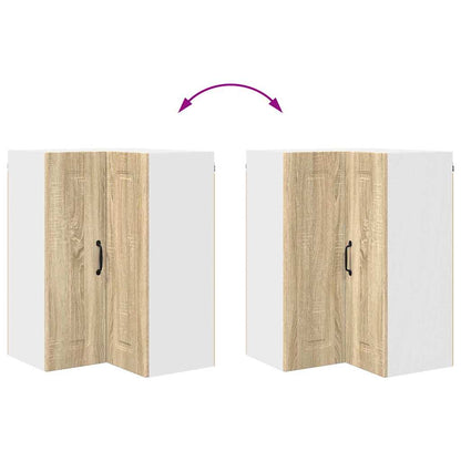 Kitchen Wall Cabinet Sonoma Oak 57 x 57 x 80 cm Engineered Wood