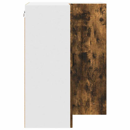 Kitchen Wall Cabinet Smoked Oak 57 x 57 x 80 cm Engineered Wood