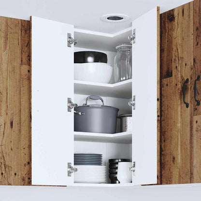 Kitchen Wall Cabinet Old Wood 57 x 57 x 80 cm Engineered Wood