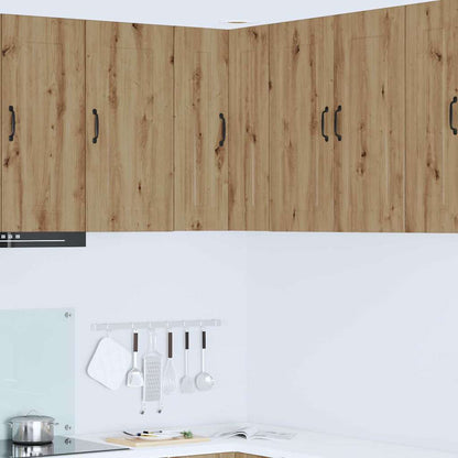 Kitchen Wall Cabinet with Shelf Artisan Oak 57 x 57 x 80 cm