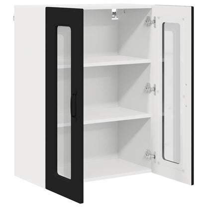 Kitchen Wall Cabinet Black 60 x 31 x 80 cm Engineered Wood