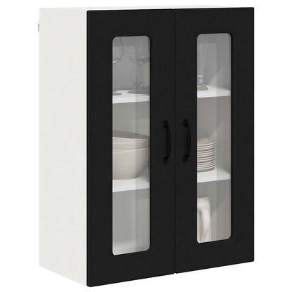 Kitchen Wall Cabinet Black 60 x 31 x 80 cm Engineered Wood