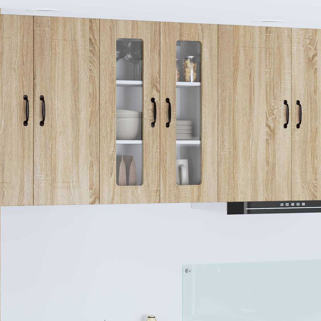Kitchen Wall Cabinet Sonoma Oak 60 x 31 x 80 cm Engineered Wood