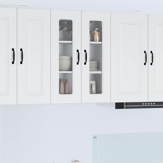 Kitchen Wall Cabinet with Door High Gloss White 60 x 31 x 80 cm
