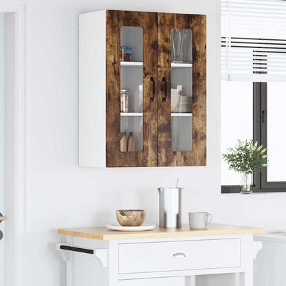 Kitchen Wall Cabinet Smoked Oak 60 x 31 x 80 cm Engineered Wood
