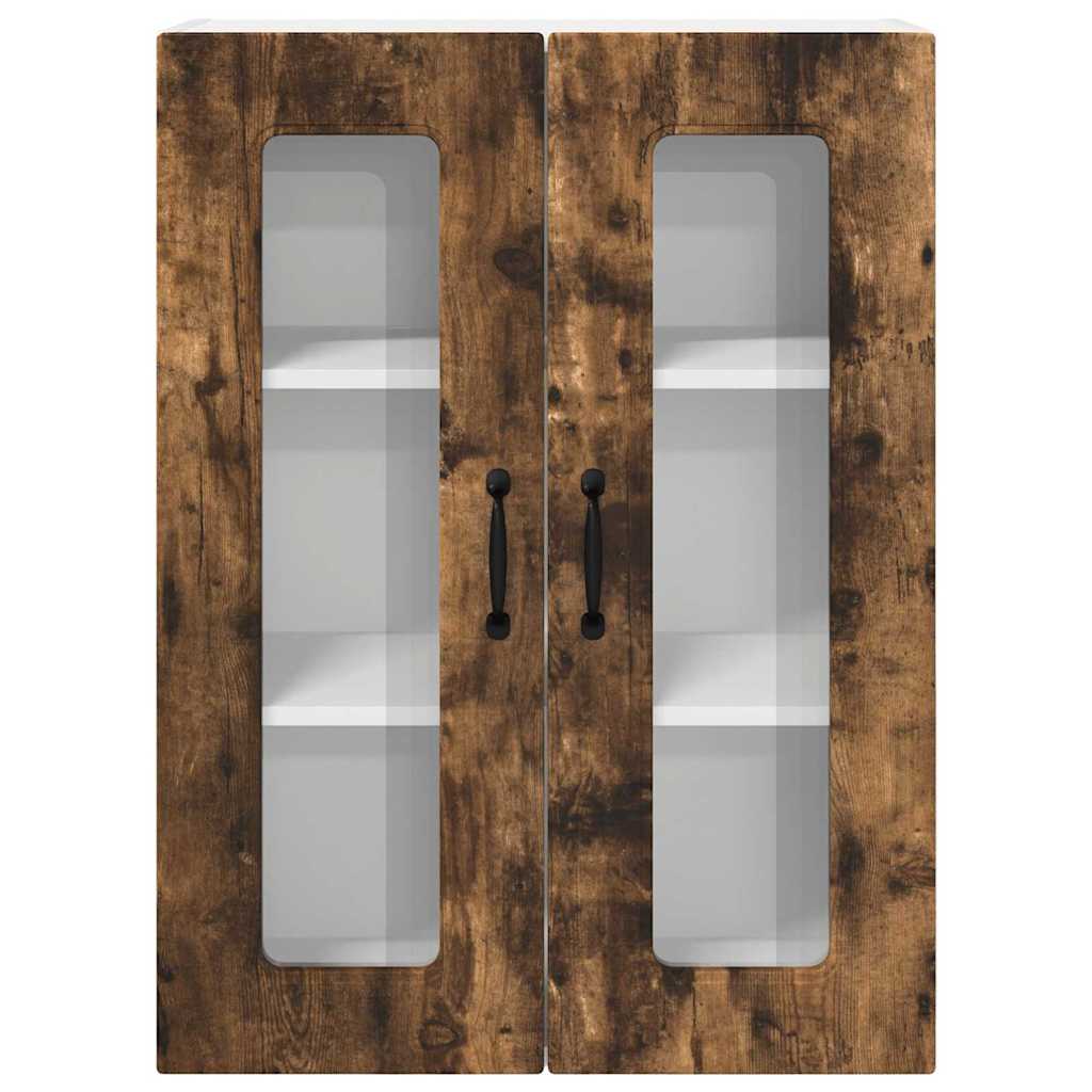 Kitchen Wall Cabinet Smoked Oak 60 x 31 x 80 cm Engineered Wood