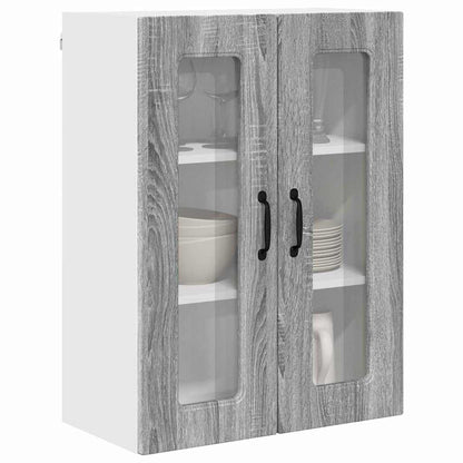 Kitchen Wall Cabinet with Shelf Grey Sonoma 60 x 31 x 80 cm