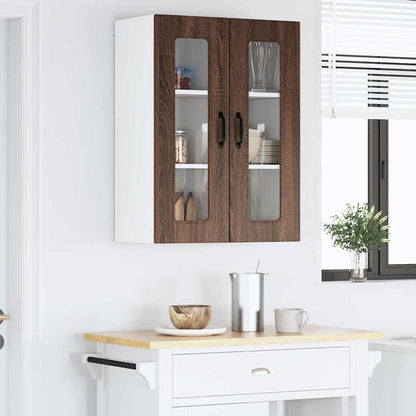 Kitchen Wall Cabinet Brown Oak 60 x 31 x 80 cm Engineered Wood