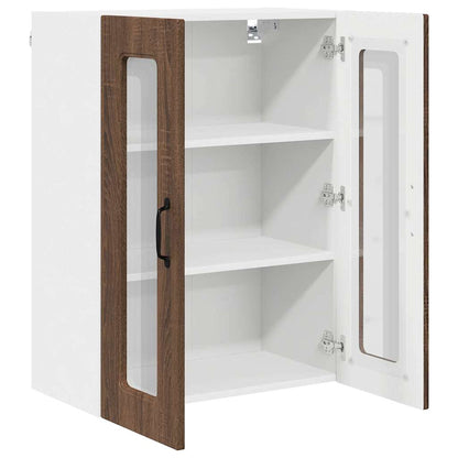 Kitchen Wall Cabinet Brown Oak 60 x 31 x 80 cm Engineered Wood