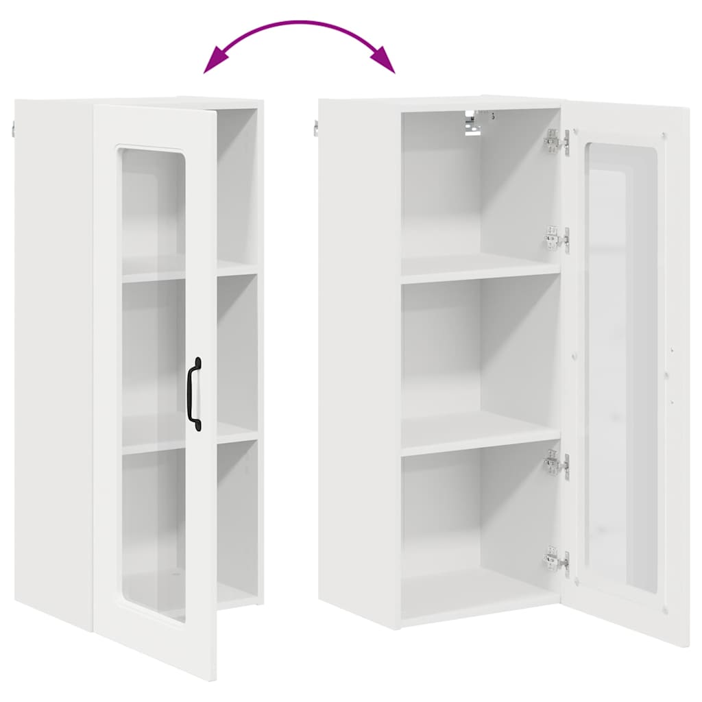 Kitchen Wall Cabinet White 40 x 31 x 100 cm Engineered Wood