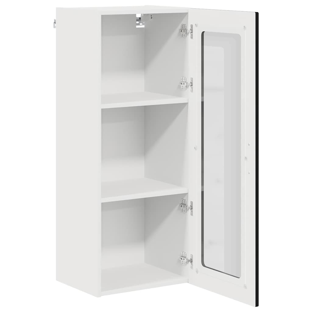 Kitchen Wall Cabinet Black 40 x 31 x 100 cm Engineered Wood