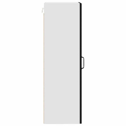 Kitchen Wall Cabinet Black 40 x 31 x 100 cm Engineered Wood