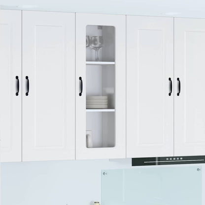 Kitchen Wall Cabinet High Gloss White 40 x 31 x 100 cm