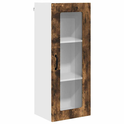 Kitchen Wall Cabinet with Shelf Smoked Oak 40 x 31 x 100 cm
