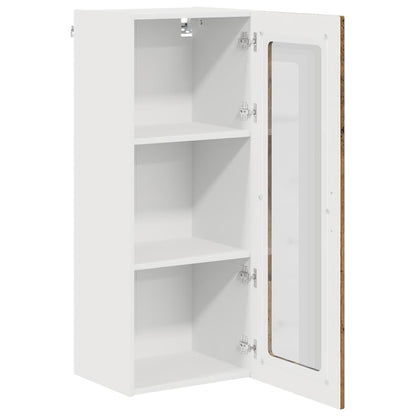 Kitchen Wall Cabinet with Shelf Smoked Oak 40 x 31 x 100 cm