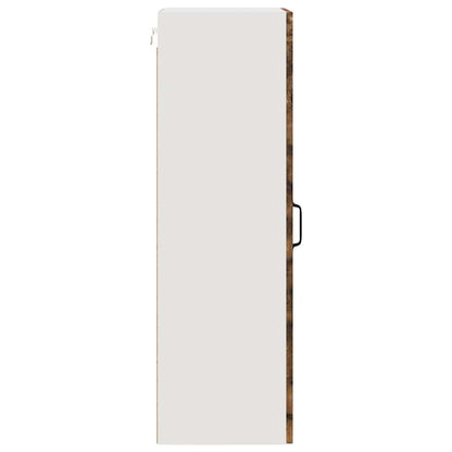 Kitchen Wall Cabinet with Shelf Smoked Oak 40 x 31 x 100 cm
