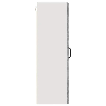 Kitchen Wall Cabinet with Shelf Grey Sonoma 40 x 31 x 100 cm