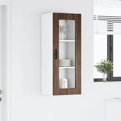 Kitchen Wall Cabinet Brown Oak 40 x 31 x 100 cm Engineered Wood
