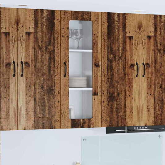 Kitchen Wall Cabinet Old Wood 40 x 31 x 100 cm Engineered Wood